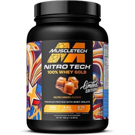 MuscleTech Nitro Tech 100% Whey Gold, 908-2270 grams