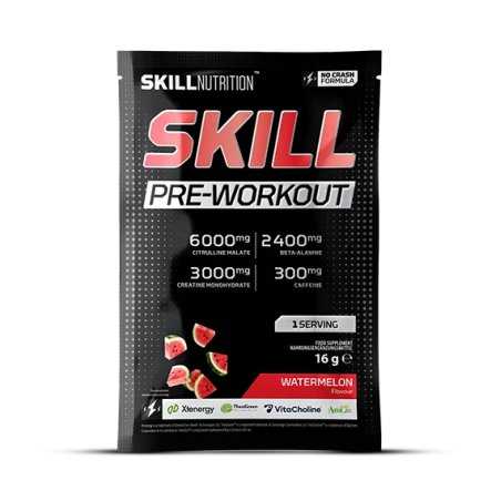 Skill Nutrition Skill Pre-Workout, Watermelon - 16 grams (1