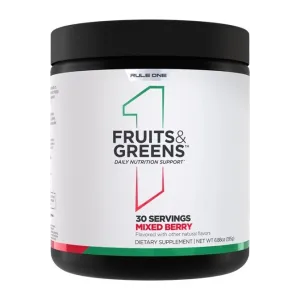 Rule One Fruits & Greens, Mixed Berry - 195 grams