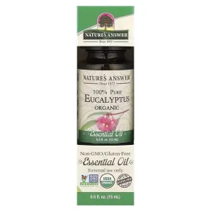 Nature's Answer 100% grynas eukalipto eterinis aliejus- 15 ml.