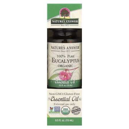 Nature's Answer 100% grynas eukalipto eterinis aliejus- 15 ml.