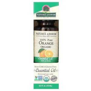 Nature's Answer 100% Pure Orange Essential Oil - 15 ml.