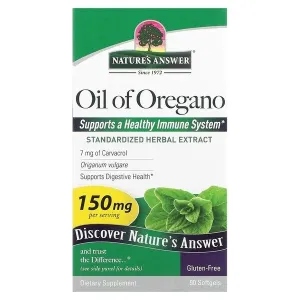 Nature's Answer Oil of Oregano, 150mg - 90 softgels