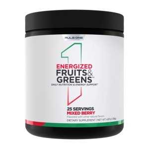 Rule One Energized Fruits & Greens, Mixed Berry - 138 grams