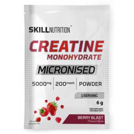 Skill Nutrition Micronised Creatine Monohydrate, Berry Blast -