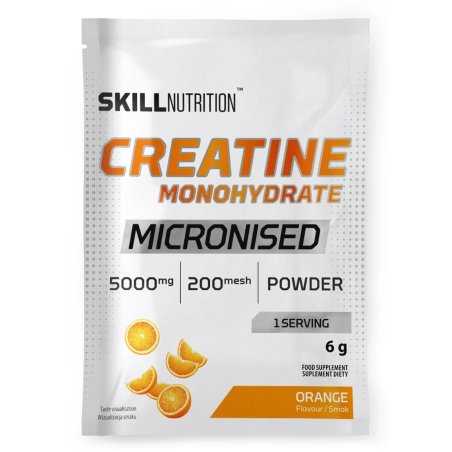 Skill Nutrition Micronised Creatine Monohydrate, Orange - 6