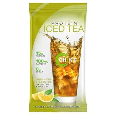 Chike Nutrition Protein Iced Tea, Green Tea Lemonade - 21 grams