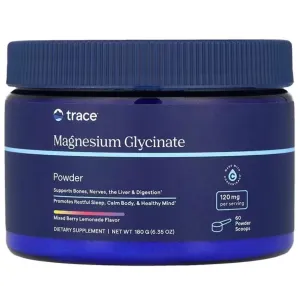 Trace Minerals Magnesium Glycinate Powder, 180 grams