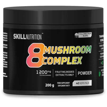 SKILL NUTRITION 8 Mushroom Complex – 8 grybų ekstraktų