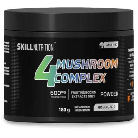 SKILL NUTRITION 4 Mushroom Complex – Lion’s Mane, Cordyceps
