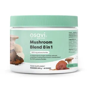 Osavi Mushroom Blend 8 in 1 - 200 grams (8 grybų ekstraktų