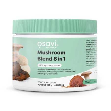 Osavi Mushroom Blend 8 in 1 - 200 grams (8 grybų ekstraktų