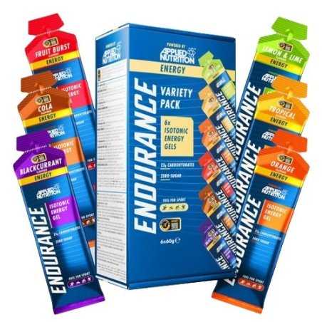 Applied Nutrition Endurance Isotonic Energy Gel, Variety Pack -