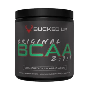 BUCKED UP Original BCAA 2:1:1 Apple Jacked 320,1 g – BCAA su elektrolitais treniruotei ir atsistatymui