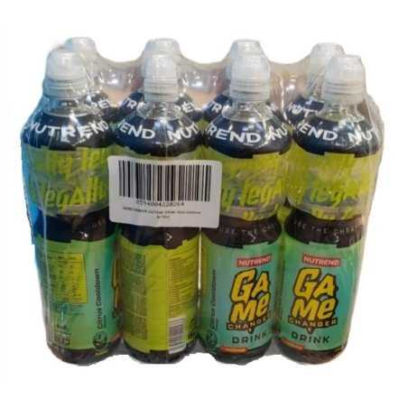 Nutrend Gamechanger Caffeine Drink, Citrus Cooldown - 8 x 750