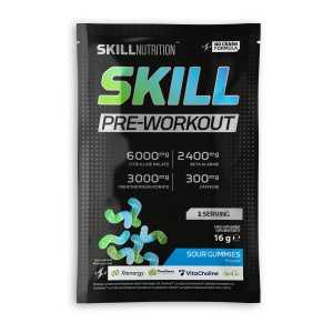 SKILL NUTRITION Skill Pre-Workout – Sour Gummies (16 g, 1
