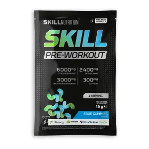 SKILL NUTRITION Skill Pre-Workout – Sour Gummies (16 g, 1