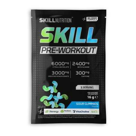 SKILL NUTRITION Skill Pre-Workout – Sour Gummies (16 g, 1