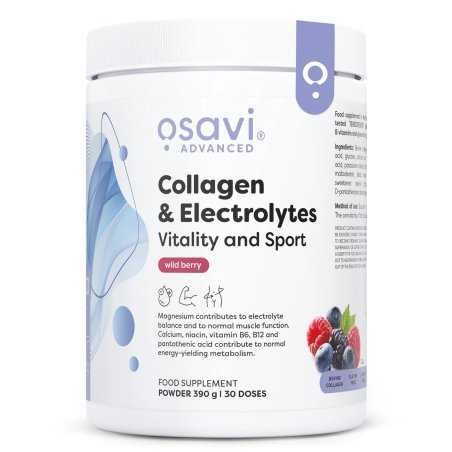 OSAVI Collagen Electrolytes Vitality & Sport – kolagenas +