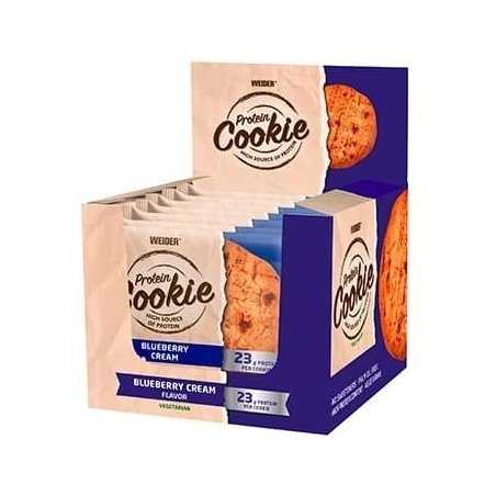 Weider Protein Cookie, Blueberry Cream - 12 x 90g
