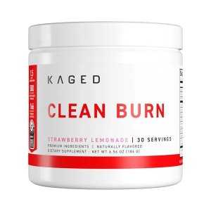 Kaged Muscle Clean Burn Powder, Strawberry Lemonade - 186 grams