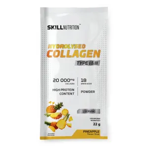 Skill Nutrition Hydrolysed Collagen Type I & III, Pineapple - 22 grams (1 serving)