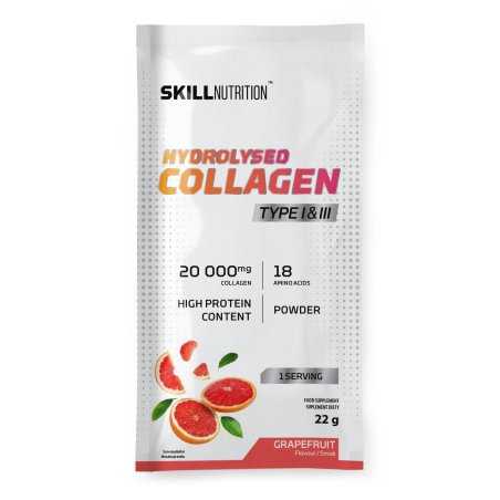 Skill Nutrition Hydrolysed Collagen Type I & III, Grapefruit -
