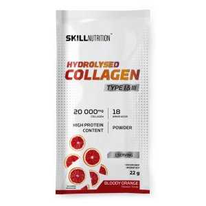 Skill Nutrition Hydrolysed Collagen Type I & III, Bloody orange