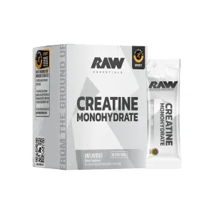 Raw Nutrition Creatine Monohydrate Stick Packs, Unflavoured -