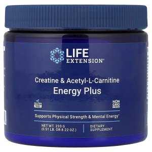 Life Extension Creatine & Acetyl-L-Carnitine Energy Plus - 233