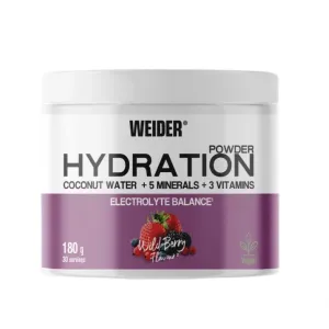Weider Hydration Powder, Wild Berry - 180 grams