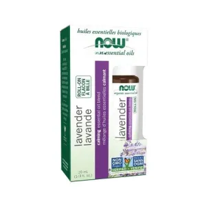 NOW Foods Essential Oil Roll On, Lavender, 10 ml