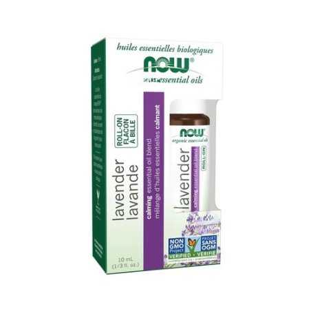 NOW Foods Essential Oil Roll On, Lavender, 10 ml