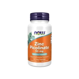 NOW Zinc Picolinate 50mg 120 Vcaps