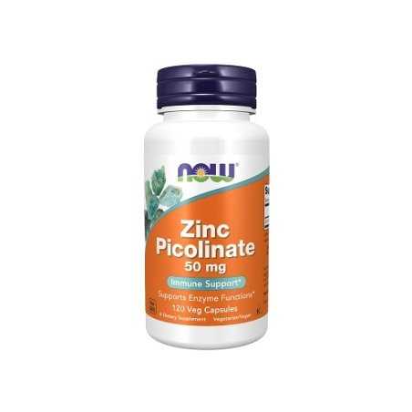 NOW Zinc Picolinate 50mg 120 Vcaps