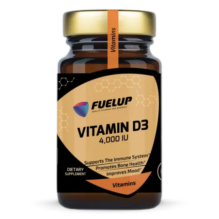 Vitaminas D3 4000 TV (100 µg) 120 kaps. | FUELUP| ProteinasTau.LT