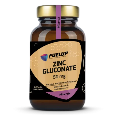 Cinko gliukonatas 50 mg – 100 tablečių | FUELUP
