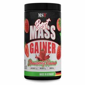 MST BEST Mass Gainer Strawberry 1 kg – masės didintojas (gaineris)