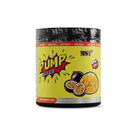 Pre-workout be kofeino 330 g | MST Pump Killer Mango-Maracuja
