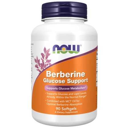 NOW Berberine Glucose Support 90 kaps.