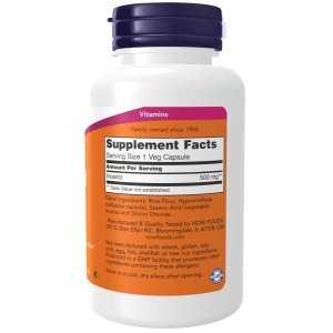 NOW Inositol 500mg 100 kaps.