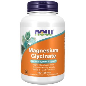 NOW Magnesium Glycinate 180 tab.