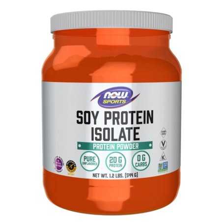 NOW Foods Soy Protein Isolate, Unflavored - 544 grams