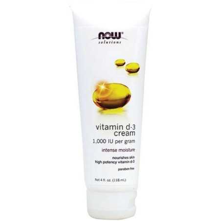 NOW Foods Vitamin D-3 Cream - 118 ml.