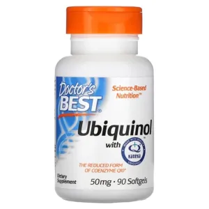 Doctor's Best Ubiquinol with Kaneka, 50mg, 60-90 softgels