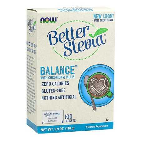 NOW Foods Better Stevia Balance with Chromium & Inulin - 100