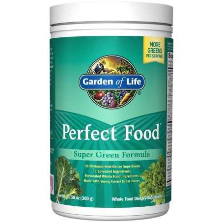 Garden of Life Perfect Food Super Green Formula, Powder, 300