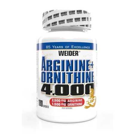 Weider Arginine + Ornithine 4000 - 180 caps