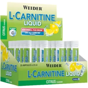 Weider L Carnitine Liquid, 20 x 25 ml