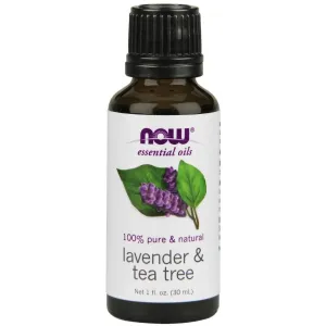 NOW Foods Essential Oil, Lavender & Tea Tree Oil - 30 ml.
